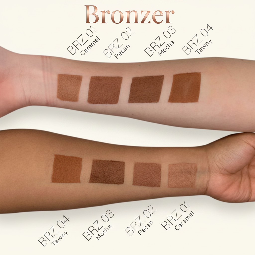 Bronzer shade guide